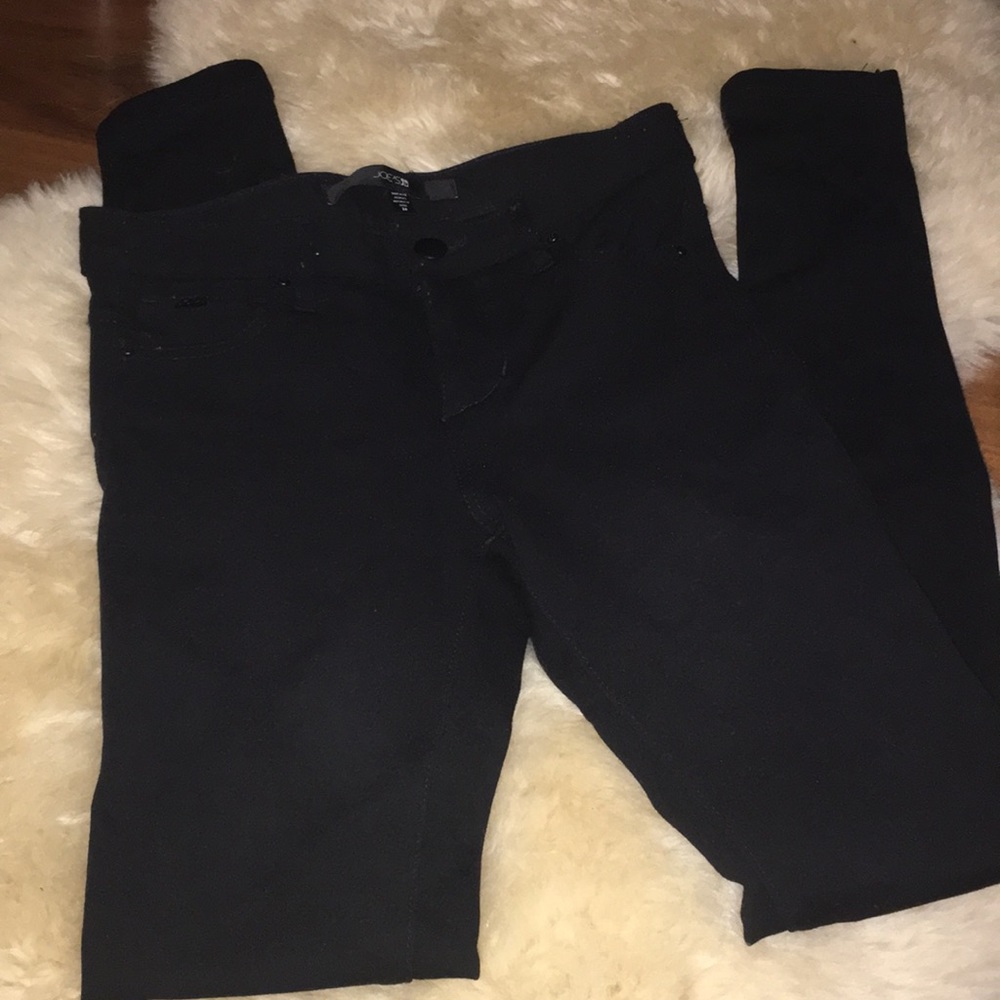 Joe’s Jeans black stretch leggings sz 24